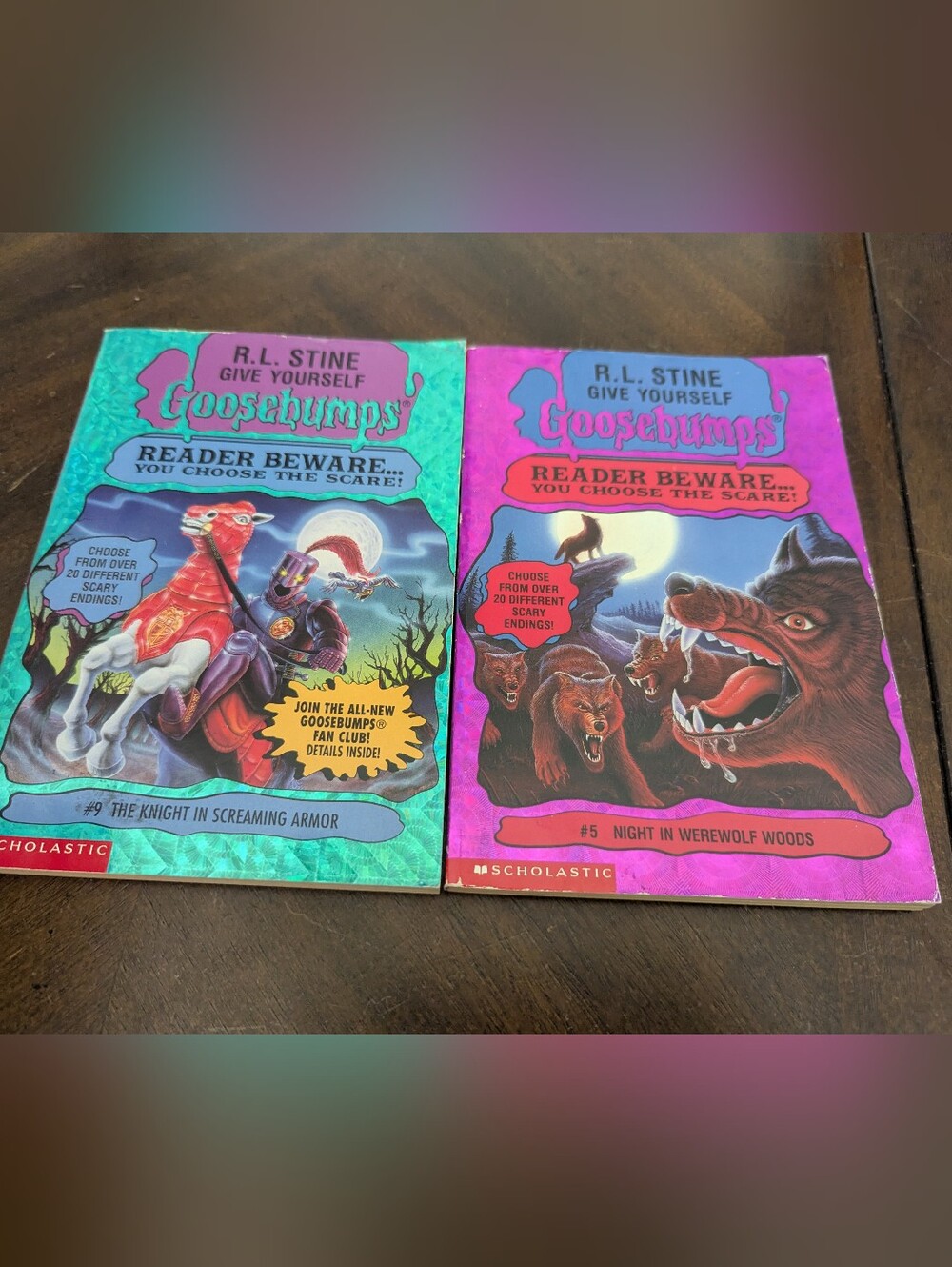 Vintage Goosebumps Books #5 & #9